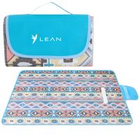 Koc Piknikowy Plażowy Składany Wzory LEAN 200 x 200cm