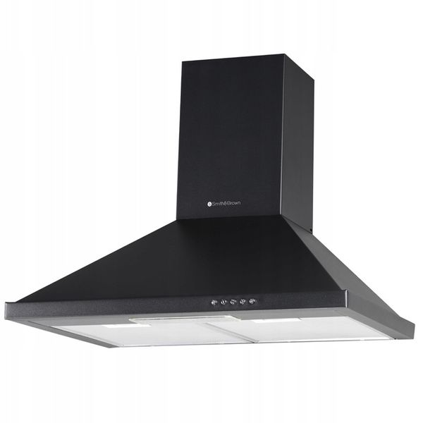 OKAP KUCHENNY KOMINOWY ŚCIENNY 60CM CZARNY LED zdjęcie 10