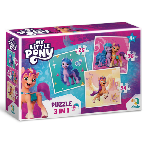 Puzzle Edukacyjne 3 W 1 My Little Pony Sunny I Izzy Dodo 200385 na Arena.pl