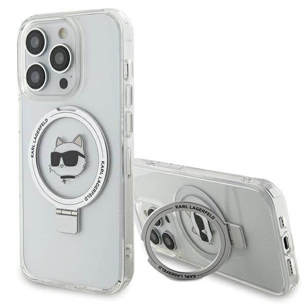 Etui Karl Lagerfeld do iPhone 15 Pro Max, Biały, MagSafe zdjęcie 1