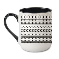 KUBEK "JEBIE MNIE TO" Wzór - Elegant Coffee Czarny 330 ml