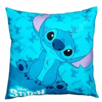 DEKORACYJNA PODUSZKA PODUSIA STITCH I LILO DZIECIĘCA Z POSZEWKĄ 45cm x 45cm