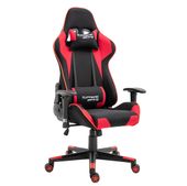 fotel gamingowy playmaker black/red
