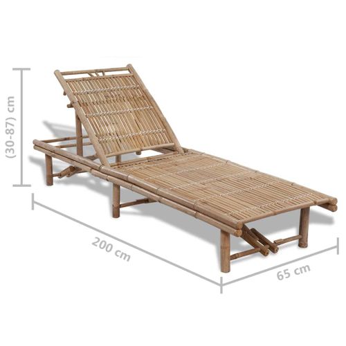 Leżak plażowy, bambusowy na Arena.pl