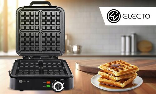 GOFROWNICA 4 DUŻE GOFRY REGULACJA TEMPERATURY NIEPRZYWIERAJĄCE PŁYTY na Arena.pl