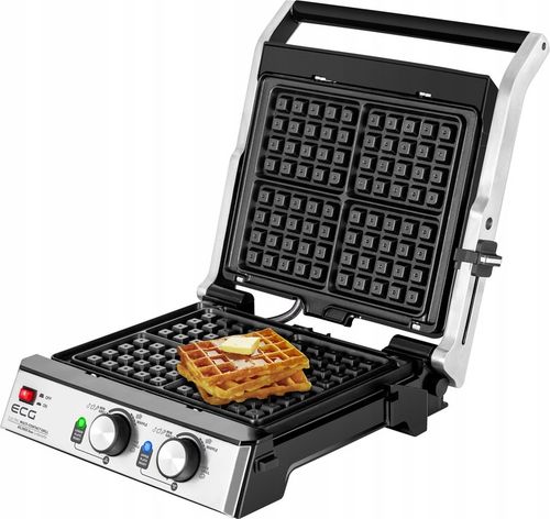GRILL ELEKTRYCZNY ECG KG 2033 OPIEKACZ PANINI GOFRY BBQ 3w1 2000W na Arena.pl