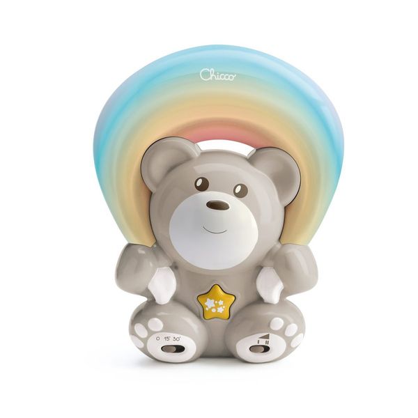 CHICCO 00010474000000 TOY FD RAINBOW BEAR NEUTRAL zdjęcie 1