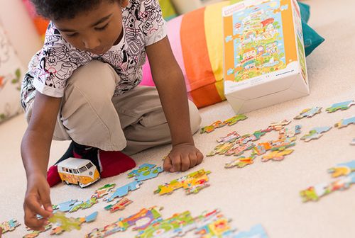 CzuCzu PUZZLE MIASTECZKO 105 elementów na Arena.pl