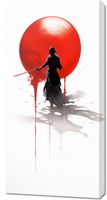 Obraz 50x100cm Samotny Samuraj