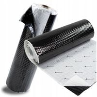 Mata butylowa wygłuszająca czarna 2mm 200x50cm do samochodu aluminium rolka