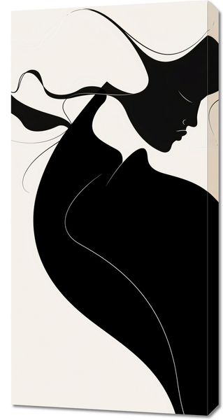 Obraz 50x100cm Redukcja do Zarysu zdjęcie 1