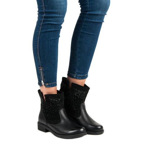 Wsuwane czarne botki r.40 na Arena.pl