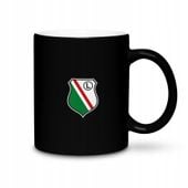 Legia Warszawa kubek czarny (L) herb Legii