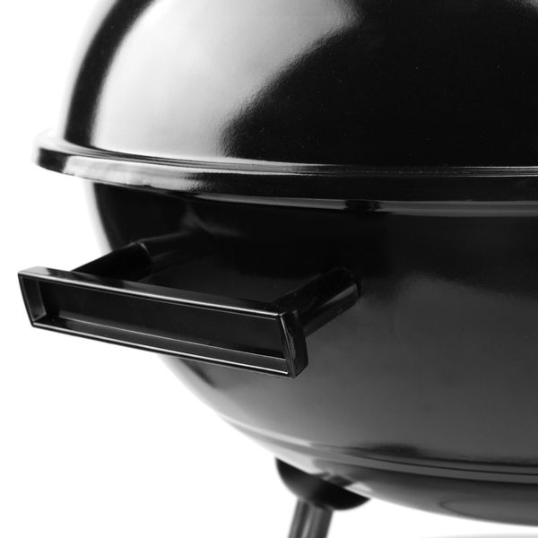 Grill węglowy ogrodowy RUND czarny zdjęcie 13