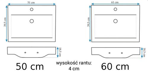Umywalka Ceramiczna Amy 50 na Arena.pl