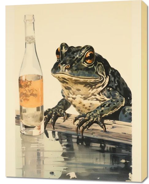 Obraz 70x90cm Refleksje Błotniaka zdjęcie 1