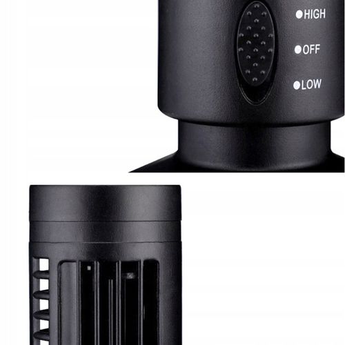 WENTYLATOR KOLUMNOWY STOJĄCY BIURKOWY OSCYLACJA KLIMA USB 3W CZARNY AG389E na Arena.pl
