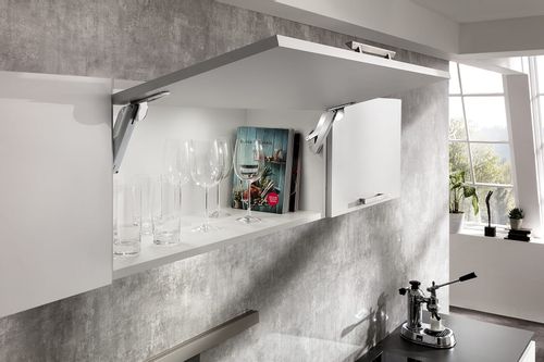 Podnośnik do szafek do klap górny Free Space 1.11 B, Szary na Arena.pl