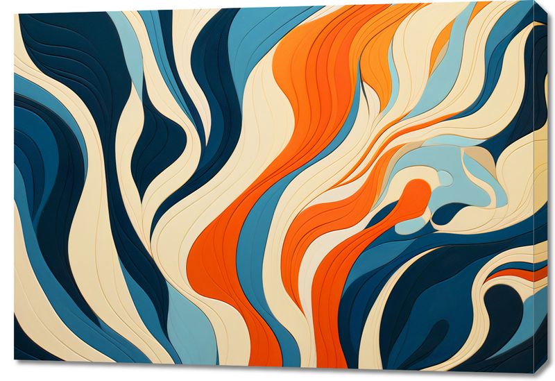 Obraz 100x70cm Oceaniczne Fale zdjęcie 1