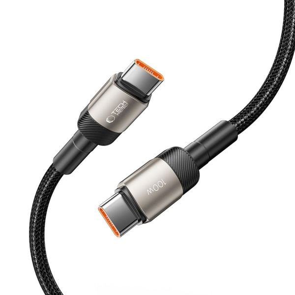 TECH-PROTECT ULTRABOOST EVO TYPE-C CABLE PD100W/5A 200CM TITANIUM zdjęcie 3