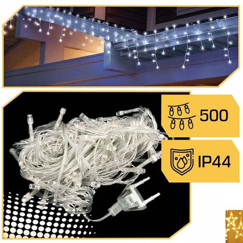 SOPLE LAMPKI CHOINKOWE 500 LED 22.5M ZEWNĘTRZNE ŚWIATEŁKA ŚWIĄTECZNE na Arena.pl