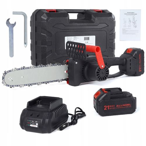 PIŁA ŁAŃCUCHOWA AKUMULATOROWA 21V PILARKA 12" 2x AKUMULATOR WALIZKA na Arena.pl