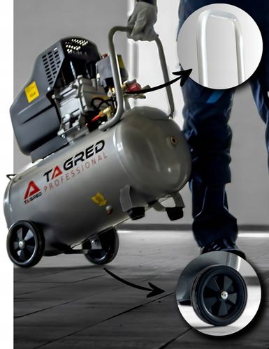 SPRĘŻARKA POWIETRZA KOMPRESOR OLEJOWY 3,4KM 24L + ZESTAW PNEUMATYCZNY na Arena.pl