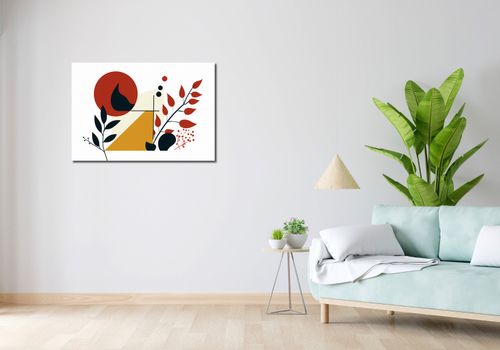 Obraz 90x60cm Ogień i Flora na Arena.pl