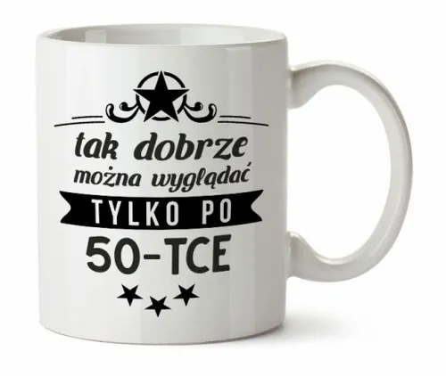 KUBEK Z NADRUKIEM NAPISEM PREZENT NA URODZINY na Arena.pl