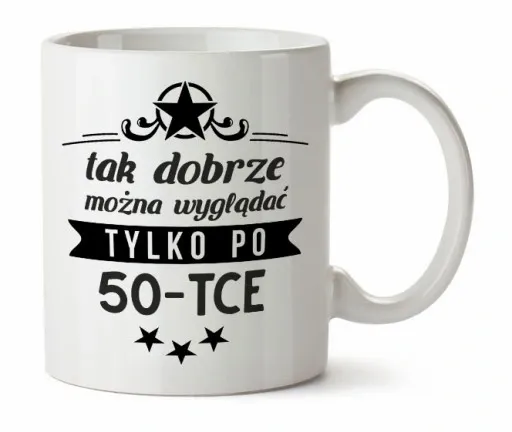 KUBEK Z NADRUKIEM NAPISEM PREZENT NA URODZINY zdjęcie 3