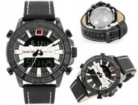 ZEGAREK MĘSKI NAVIFORCE - NF9114 - black/silver + GRAWER