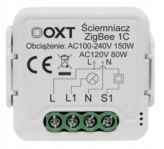 OXT Mini Ściemniacz 1 Obwód ZigBee TUYA zdjęcie 1