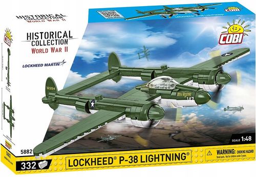 Cobi 5882 Lockheed P-38 Lightning na Arena.pl