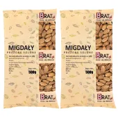 Migdały prażone solone 1kg (2x500g)