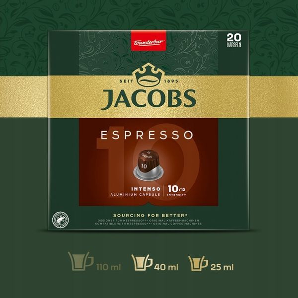 Kapsułki Jacobs Espressopack do Nespresso(r)*, 100 kapsułek espresso 10, 12 zdjęcie 3