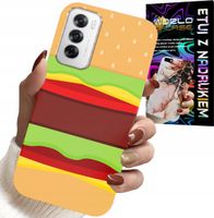 ETUI DO OPPO RENO12 PRO 5G - CASE BURGER CHEESEBURGER OBUDOWA PREZENT