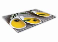 SZKLANA DESKA KUCHENNA 60x20 266c Oliwa