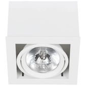 Spot LAMPA natynkowa BOX 6455 Nowodvorski metalowa OPRAWA sufitowa biała