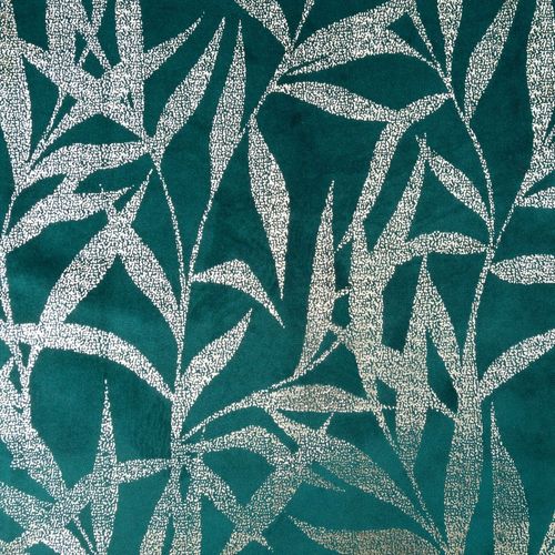 Bieżnik dekoracyjny/ szarfa BLINK-15 35x180 ciemnoturkusowy w liście na Arena.pl