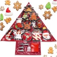 16x Wykrawacze Świąteczne Foremki Cukiernicze Wykrawania Ciastek Ciasteczek