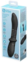 b-vibe rimming p-spot vibe - wibrujący masażer z rotacją, czarny