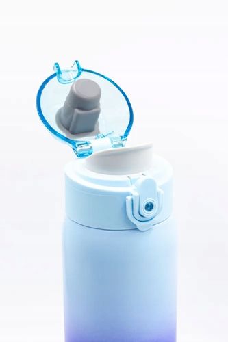 TERMOS BUTELKA TERMICZNA 500ML BIDON Z USTNIKIEM STAL NIERDZEWNA NIEBIESKI na Arena.pl