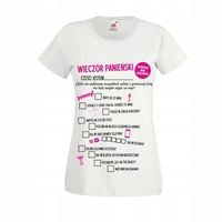 Koszulka T-SHIRT Z NADRUKIEM wieczór panieński