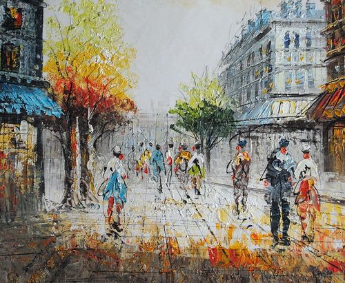 Paryska uliczka (60x90cm) na Arena.pl