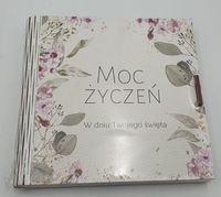kasetka pudełko 14 x 14cm moc życzeń w dniu twojego święta