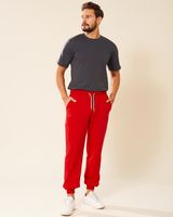 Spodnie dresowe męskie czerwone Sławomir Rozmiar - L