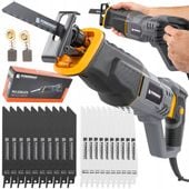 PIŁA SZABLASTA WYRZYNARKA LISI OGON ELEKTRYCZNA 1800W 20 X NÓŻ ZESTAW MOCNA