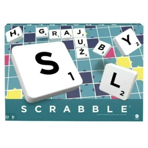 SCRABBLE ORIGINAL Gra Słowna planszowa dla dzieci na Arena.pl