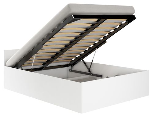 ŁÓŻKO PODNOSZONE CLP 160x200 OSKRZYNIA + STELAŻ BIAŁE na Arena.pl