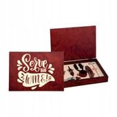 Zestaw AKCESORIA do wina z dowolnym grawerem PREZENT Z TWOIM NAPISEM